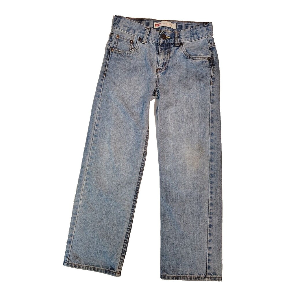 Levis 550 Relaxed Fit Jeans Boys Size 10 Reg 25x25 Casual Outdoors Dark Wash